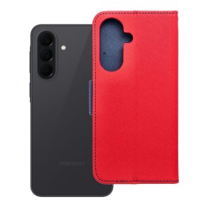 Flip case for Samsung A37 Fancy Book red / navy blue