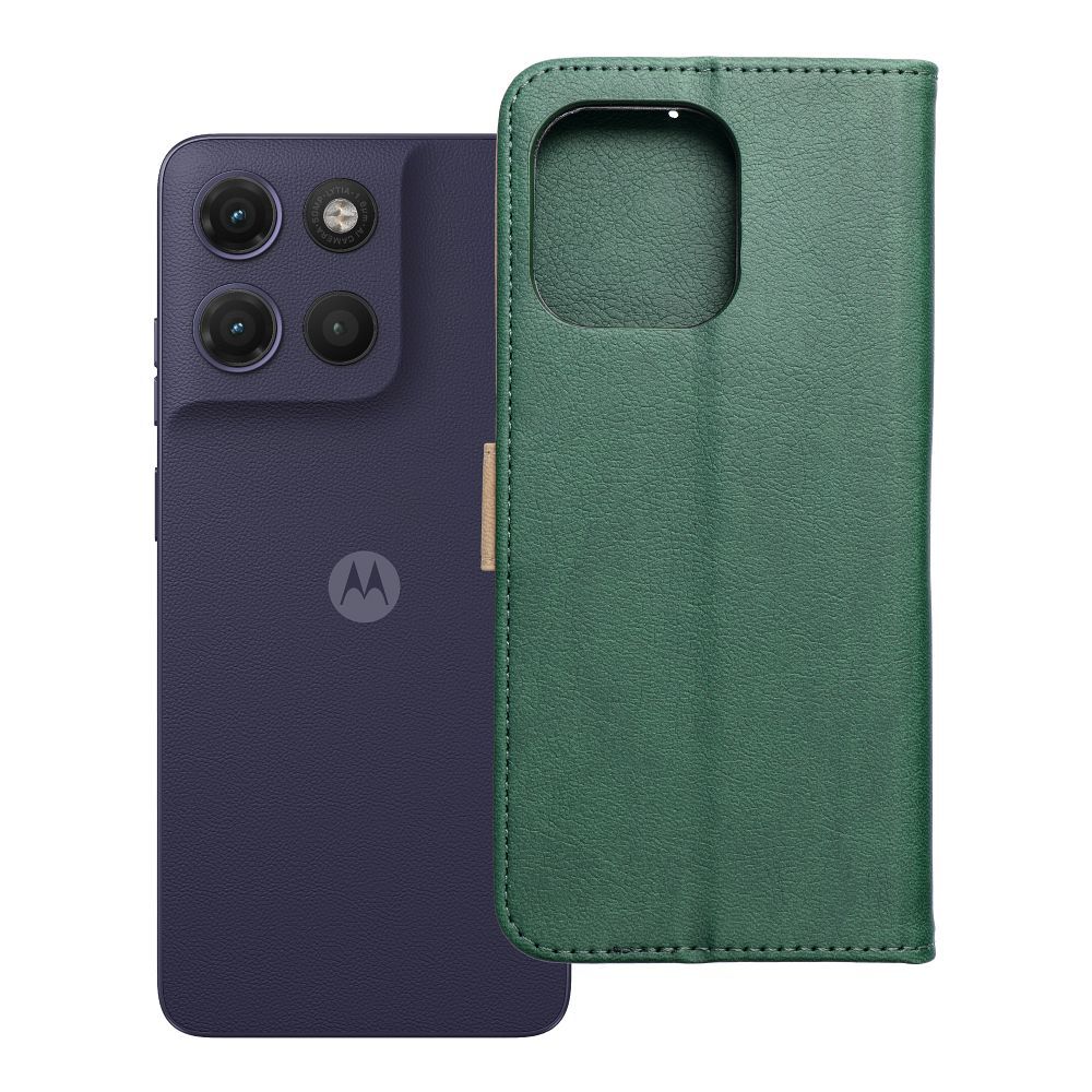 Flip case for Motorola G17 Split Book green and gold Flip case for Motorola G17 Split Book green and gold
