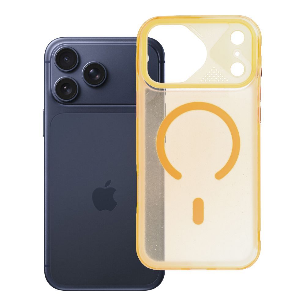 Case for iPhone 17 Pro Max Aurora compatible with MagSafe orange Case for iPhone 17 Pro Max Aurora compatible with MagSafe orange