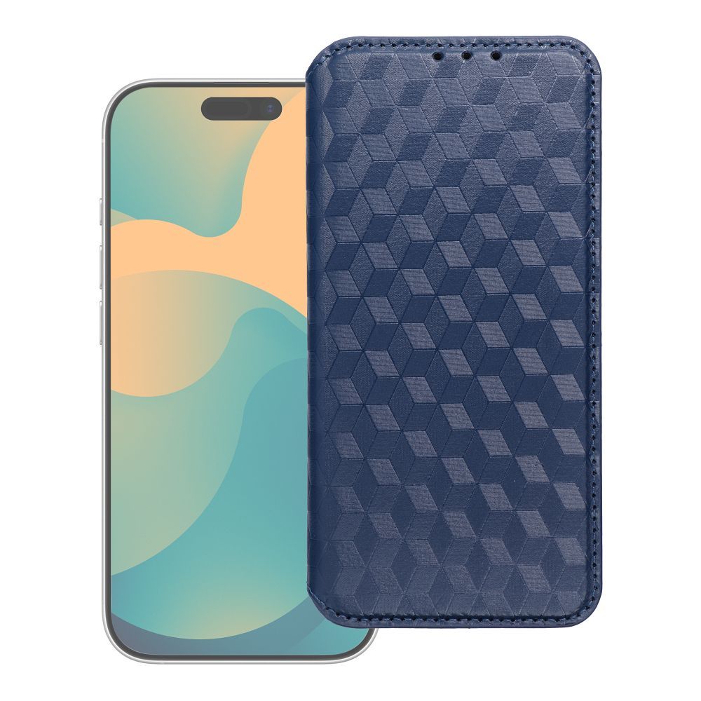 Flip case for Motorola G17 POWER Cubic Book blue Flip case for Motorola G17 POWER Cubic Book blue