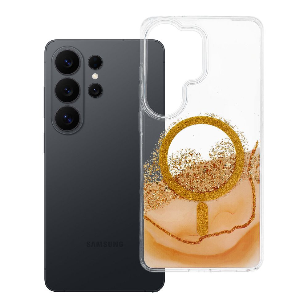 Case for Samsung S26 ULTRA Golden compatible with MagSafe gold Case for Samsung S26 ULTRA Golden compatible with MagSafe gold