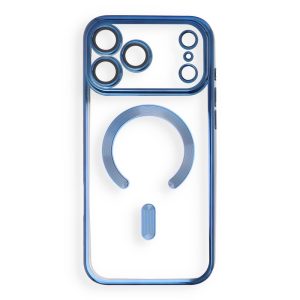 Case for iPhone 18 Pro Max / 17 Pro Max Electro Mag Cover compatible with MagSafe navy blue
