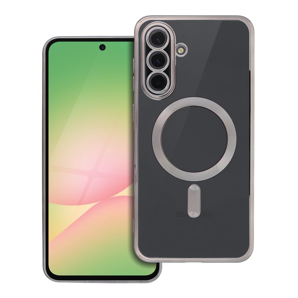 Case for Samsung A56 Electro Mag Cover compatible with MagSafe titanium gray Case for Samsung A56 Electro Mag Cover compatible with MagSafe titanium gray