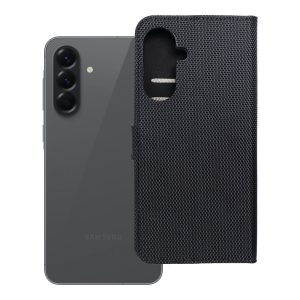 Flip case for Samsung A56 4Card RFID anti-theft tech fabric black
