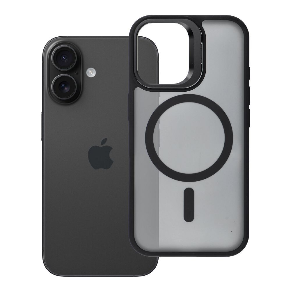 Case for iPhone 17 Forcell F-Protect Shadow Stand Premium compatible with MagSafe black Case for iPhone 17 Forcell F-Protect Shadow Stand Premium compatible with MagSafe black