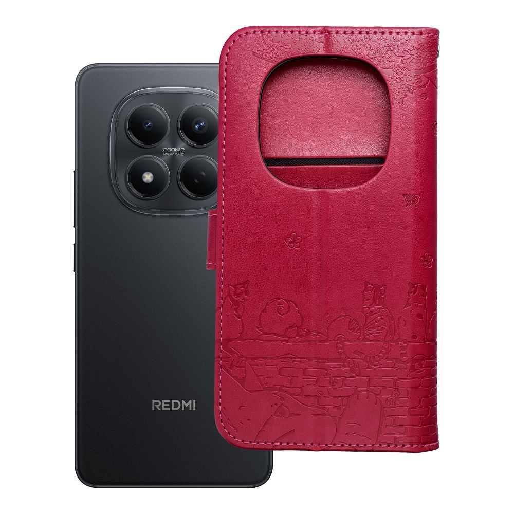 Flip case for Redmi NOTE 15 PRO PLUS 5G Mezzo Book cats red Flip case for Redmi NOTE 15 PRO PLUS 5G Mezzo Book cats red
