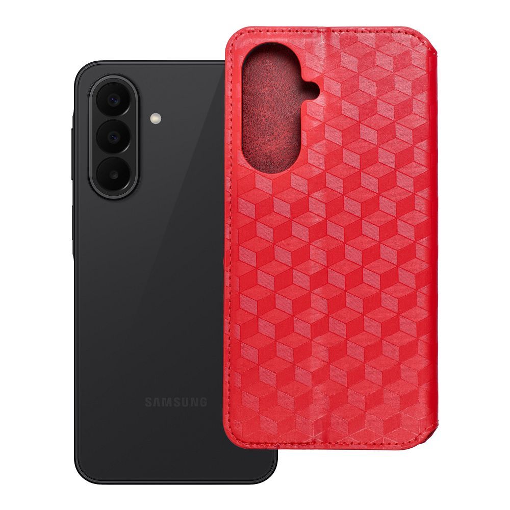 Flip case for Samsung A27 Cubic Book red Flip case for Samsung A27 Cubic Book red