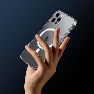 Case for Samsung S25 FE / S26 FE Clear Mag Cover (MID) compatible with MagSafe transparent 5 c8e99652f9d5f98c9ea483a3b0e18261