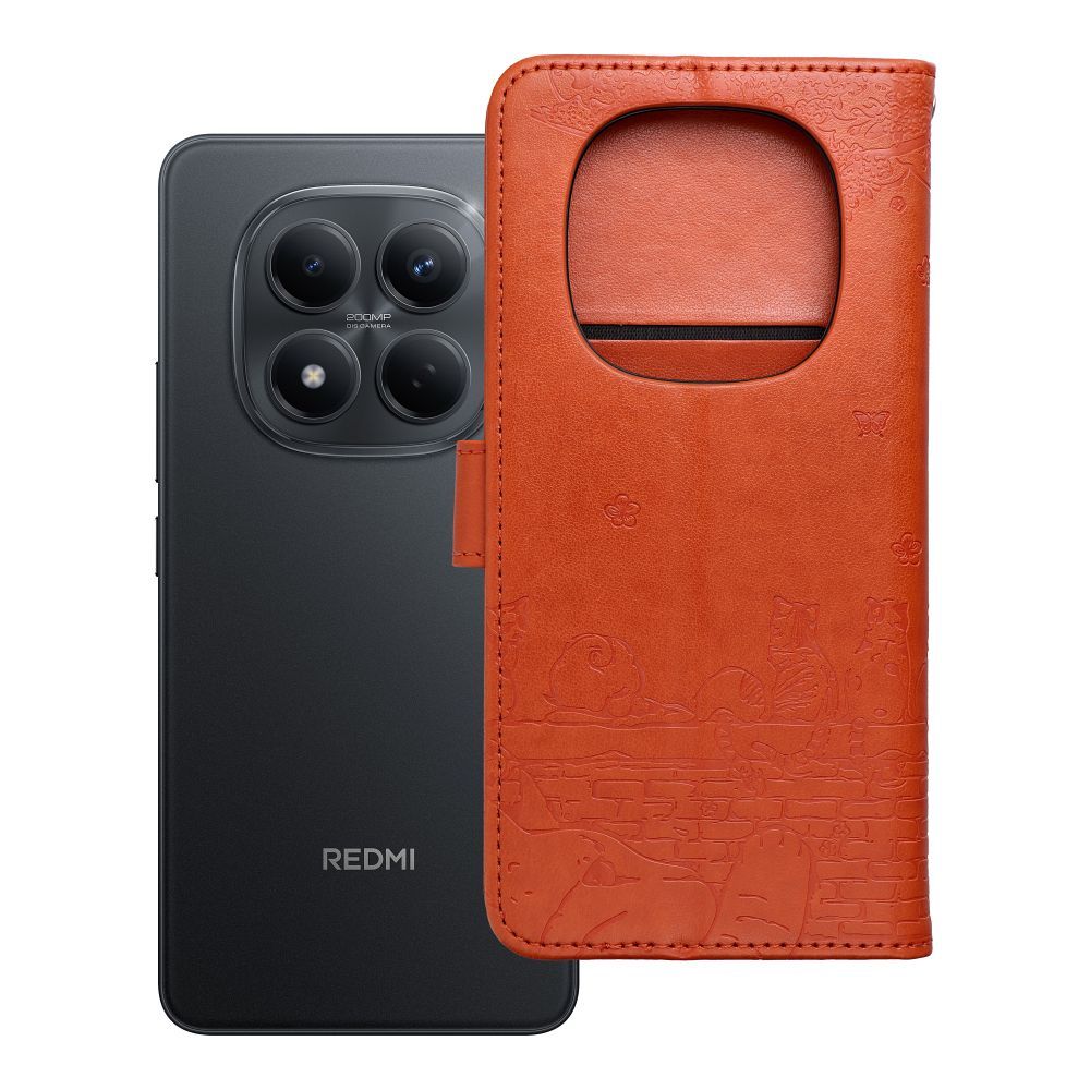 Flip case for Redmi NOTE 15 PRO 5G Mezzo Book cats brown Flip case for Redmi NOTE 15 PRO 5G Mezzo Book cats brown
