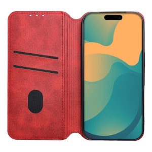 Flip case for Motorola G17 Cubic Book red 4 ca857158e2f93cdd12313b2837e4c792