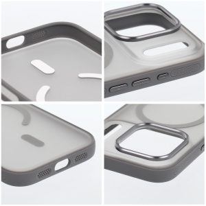 Case for iPhone 17 Pro Max / 18 Pro Max Flexline Mag Cover compatible with MagSafe gray 4 ce9d5efc64f942be4fc1314e7a5a1a6d