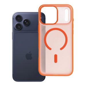 Case for iPhone 18 Pro Max / 17 Pro Max Flexline Mag Cover compatible with MagSafe orange