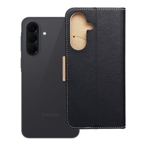Flip case for Samsung A37 Fancy Book black / gold