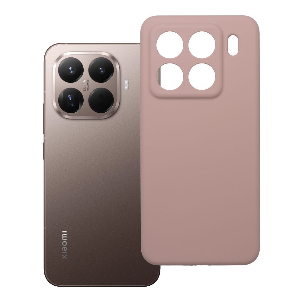 Case for Xiaomi 15 PRO Silicone 2mm (camera protection) sand pink Case for Xiaomi 15 PRO Silicone 2mm (camera protection) sand pink