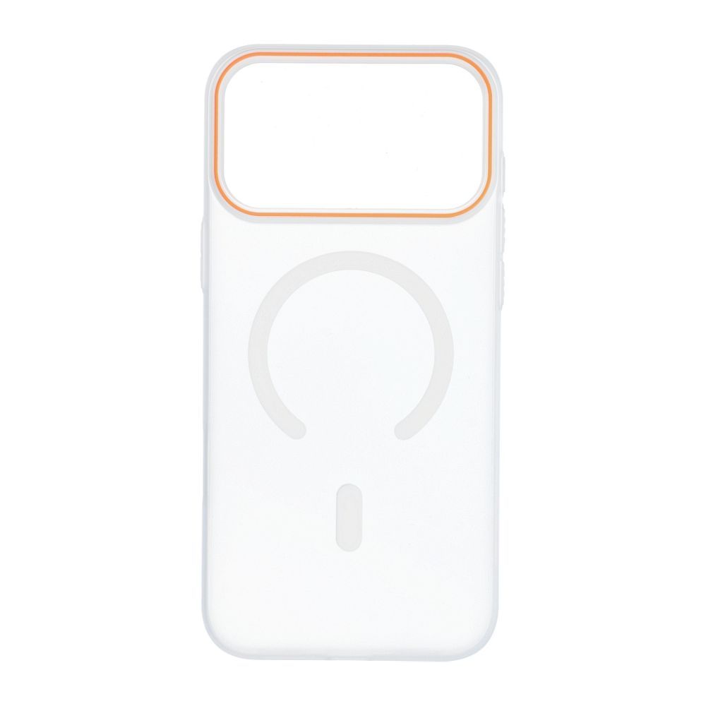 Case for iPhone 18 Pro Max / 17 Pro Max Go Orange compatible with MagSafe transparent Case for iPhone 18 Pro Max / 17 Pro Max Go Orange compatible with MagSafe transparent