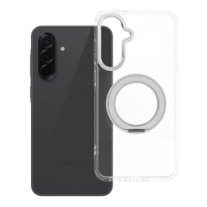 Case for Samsung A36 Frame Circle Stand compatible with MagSafe transparent