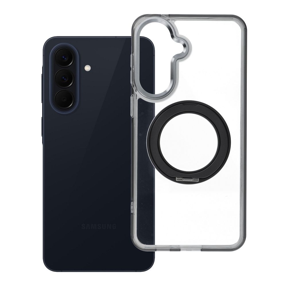 Case for Samsung A57 Frame Circle Stand compatible with MagSafe black Case for Samsung A57 Frame Circle Stand compatible with MagSafe black