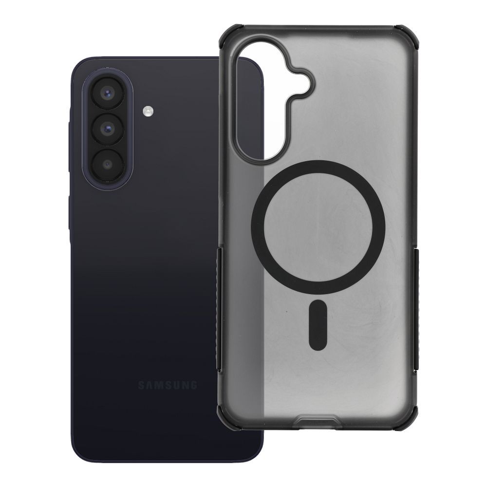 Case for Samsung A57 Forcell F-Protect BumperX Premium compatible with MagSafe black Case for Samsung A57 Forcell F-Protect BumperX Premium compatible with MagSafe black
