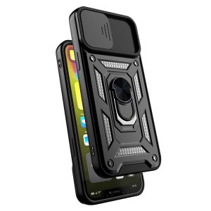 Slide Camera Armor Case for Xiaomi Redmi 12 Black 4 foto add 226526