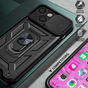 Slide Camera Armor Case for Motorola Moto G55 5G Black 6 foto add 310024