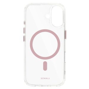 Liavec Glossy Magsafe Clear Case do Iphone 16 różowy 6 foto add 318043