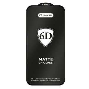 Tel Protect Full Glue 6D Matt Tempered Glass for Samsung Galaxy S24 Black (with fingerprint unlock) 3 foto add 320941