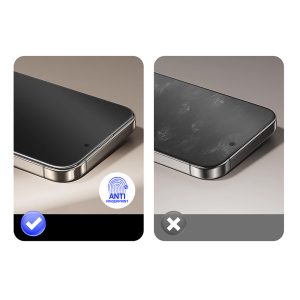 Tel Protect Full Glue 6D Matt Tempered Glass for Samsung Galaxy S24 Black (with fingerprint unlock) 4 foto add 320942