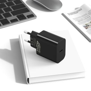 Ταχυφορτιστής 45W GaN4 USB-C PD PPS QC4+ με Καλώδιο USB-C σε USB-C Blavec BC-7 Μαύρος 5 foto add 331931