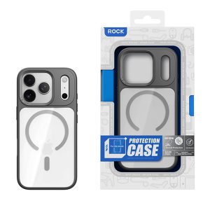 Rock Guard Lens Protection Series Magnetic Case for Iphone 17 Pro Max transparent-black 6 foto add 335082