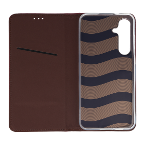 Smart Magneto Case for Samsung Galaxy S24 Plus burgundy 3 foto add 335866