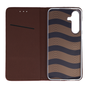 Smart Magneto Case for Samsung Galaxy S25 FE burgundy 3 foto add 335899