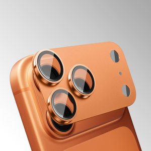 Tempered glass Tel Protect 95% AR+AF Full Metal Camera Protector on camera for Iphone 17 blue (camera island) 6 foto add 343749