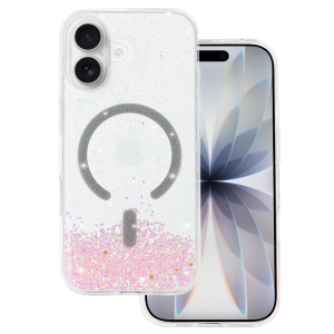 Tel Protect Moonlite Magsafe Case for Iphone 17 pink clear