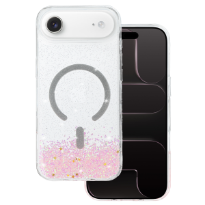 Tel Protect Moonlite Magsafe Case for Iphone 17 Air pink clear
