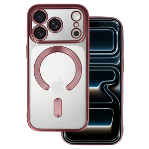 Metallic Magsafe Case for Iphone 17 Pro Pink