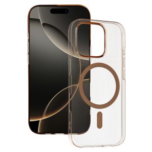 Transparent Slim Magsafe Case do Iphone 15 desert