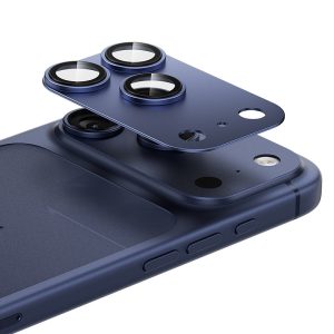 Benks Tempered glass Glass Warrior Metal Integrated Lens Protector (C.M.SX.AP.BE.C069) for Iphone 17 Pro (lens 3 pieces) blue