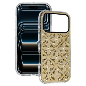 Flower Case for Samsung Galaxy S24/S25 gold