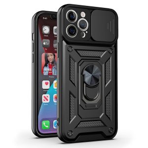 Slide Camera Armor Case for Samsung Galaxy S26 Black