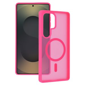 Tel Protect Aura Matte Magsafe Case for Samsung Galaxy S26 hot pink