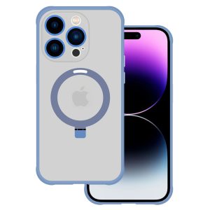 Tel Protect Magical Magsafe Stand Case for Iphone 15 Pro blue