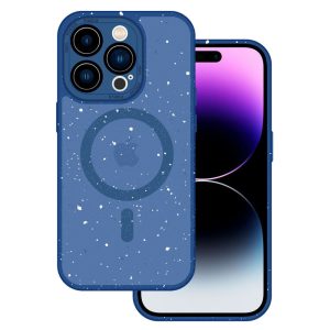 Tel Protect Magnetic Splash Frosted Case for Iphone 15 Plus Navy