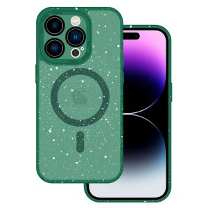 Tel Protect Magnetic Splash Frosted Case for Iphone 15 Pro Max Green