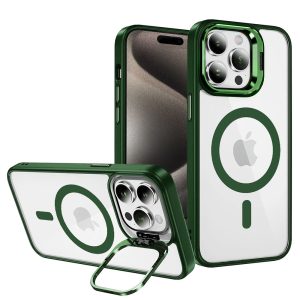 Tel Protect Kickstand Magsafe Case for Iphone 11 green