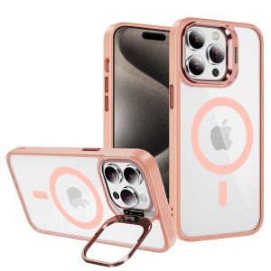 Tel Protect Kickstand Magsafe Case for Iphone 13 Pro Max light pink