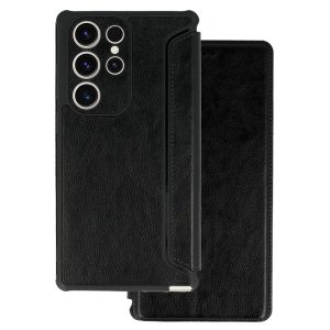 Razor Leather Book Case for Samsung Galaxy S24 FE black