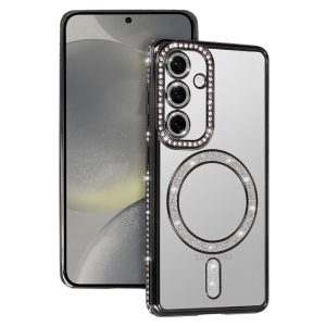 Bling Magsafe Case for Samsung Galaxy S25 Ultra black