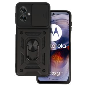 Slide Camera Armor Case for Motorola Moto G55 5G Black