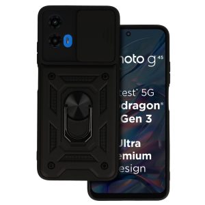 Slide Camera Armor Case for Motorola Moto G35 5G Black