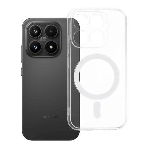 Case for Xiaomi 17 Clear Case 2 mm Mag Cover compatible with MagSafe (camera protection) transparent